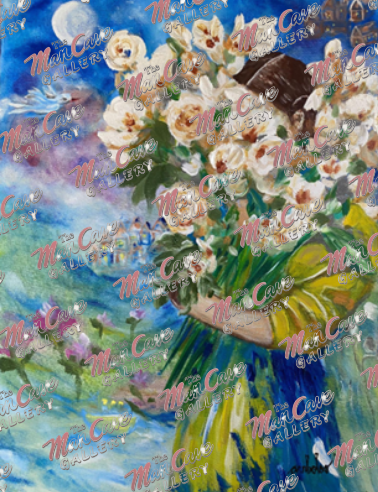 “Blooming Under the Moon”